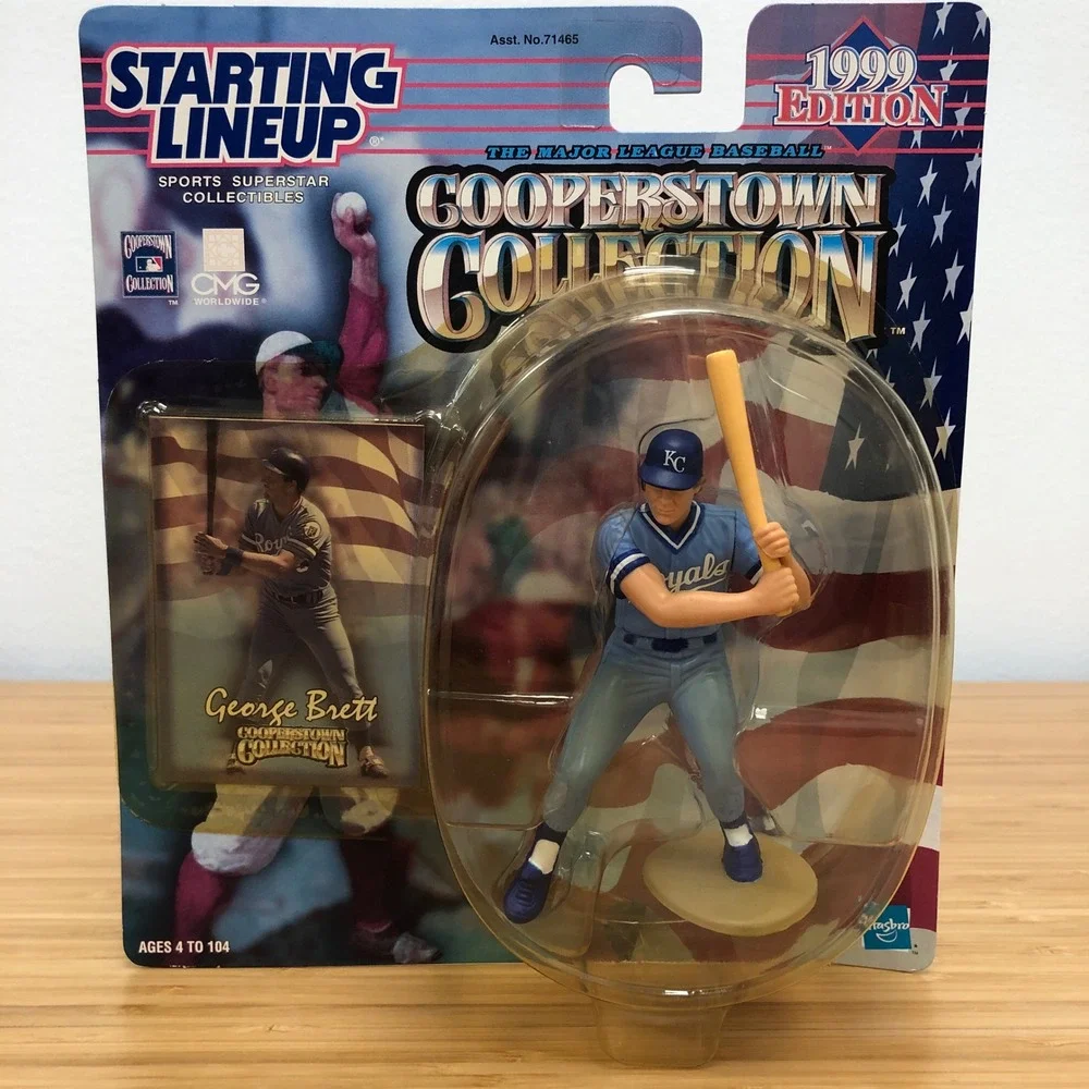 Starting Lineup George Brett Action Figure Collectors Blue 1999 Edition